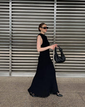 Load image into Gallery viewer, Knitted Sleeveless Tassel Maxi Dress Summer Women