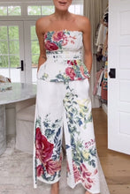 Load image into Gallery viewer, Spring Summer Positioning Printing Corset Sleeveless Casual Vacation Two Piece Set for Women