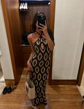 Load image into Gallery viewer, Hollow Cutout Split Dress