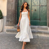 Square Collar Summer Dress