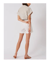 Load image into Gallery viewer, Summer French Cotton Linen Short Collared Shirt