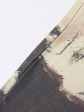 Load image into Gallery viewer, Blooming Ink Painting Color Contrast Patchwork Trousers