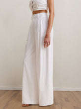 Load image into Gallery viewer, Professional White Casual off the Shoulder Top Trousers