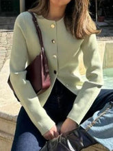 Load image into Gallery viewer, Casual Minimalist Long Sleeve Button Base Shirt Woolen Women Clothing Autumn Winter