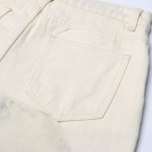 Load image into Gallery viewer, Blooming Ink Painting Color Contrast Patchwork Trousers