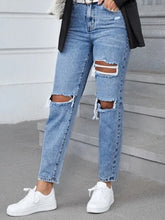Load image into Gallery viewer, Jeans Women Pants Ripped Casual Harem Pants