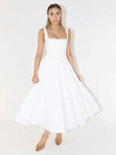 Load image into Gallery viewer, Square Collar Summer Dress
