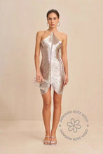 Load image into Gallery viewer, Fashionable Tassel Halter Backless Dress Spring Summer