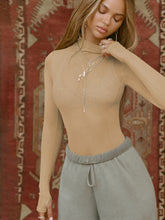 Load image into Gallery viewer, Mesh See through Long Sleeve Slim Fit Top