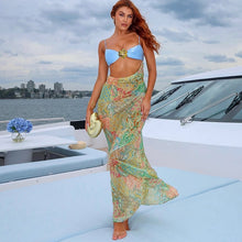 Load image into Gallery viewer, Spring Sexy Strap Cropped Outfit Printed Dress