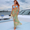 Spring Sexy Strap Cropped Outfit Printed Dress