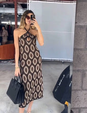 Load image into Gallery viewer, Hollow Cutout Split Dress