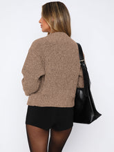 Load image into Gallery viewer, Casual Minimalist Long Sleeve Inner Wear Sweater Woolen Women Clothing Autumn Winter