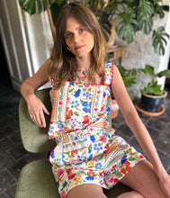 Load image into Gallery viewer, Spring Summer Strap Printing Sets Loose Vacation Pocket Two Piece Sets