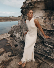 Load image into Gallery viewer, Knitted Sleeveless Tassel Maxi Dress Summer Women