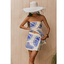 Load image into Gallery viewer, Summer Loose Printed Sleeveless Tube Top Shorts Set