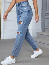 Load image into Gallery viewer, Jeans Women Pants Ripped Casual Harem Pants