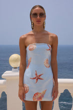 Load image into Gallery viewer, Sequined Printed Chest Wrapped Dress