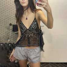 Load image into Gallery viewer, Casual Trend Rhinestone Camisole Beach Sun Protection Vest