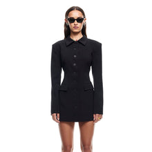 Load image into Gallery viewer, Women Sexy Slim Collared Dress Single Breasted