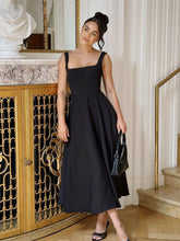 Load image into Gallery viewer, Square Collar Summer Dress