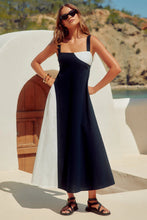 Load image into Gallery viewer, Summer Vacation Sling Color Matching Dress
