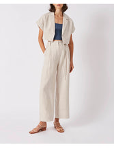 Load image into Gallery viewer, Summer French Cotton Linen Short Collared Shirt