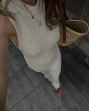 Load image into Gallery viewer, Knitted Sleeveless Tassel Maxi Dress Summer Women