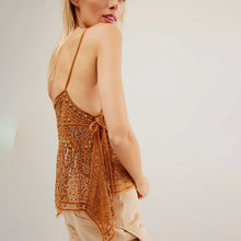 Load image into Gallery viewer, Casual Trend Rhinestone Camisole Beach Sun Protection Vest
