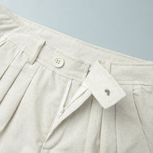 Load image into Gallery viewer, Linen Vest Pants Summer Sleeveless Vest Wide Leg Pants Two Piece Sets