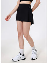Load image into Gallery viewer, Two Piece Set High Waist Hip Lift Nude Feel Skirt