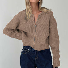 Load image into Gallery viewer, Casual Minimalist Long Sleeve Inner Wear Sweater Woolen Women Clothing Autumn Winter