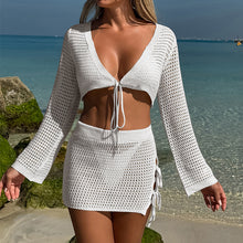 Load image into Gallery viewer, Beach Vacation Tied Top Short Skirt