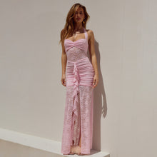 Load image into Gallery viewer, Elegant Halter Lace Backless Slim Fit Dress Women