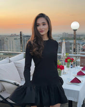Load image into Gallery viewer, Sweet Stretch Knitted Puff Short dress