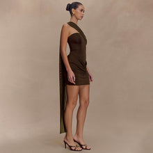 Load image into Gallery viewer, Summer Ribbon Pleated Dress Sexy Tube Top Women Hip