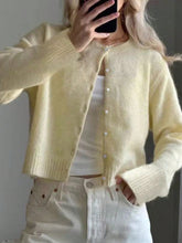 Load image into Gallery viewer, Casual Simple Solid Color Long Sleeve Coat Sweater Women Clothing Autumn Winter