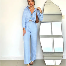 Load image into Gallery viewer, Cotton Linen Solid Color Two Piece Sets