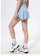 Load image into Gallery viewer, Two Piece Set High Waist Hip Lift Nude Feel Skirt