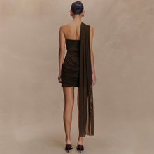 Load image into Gallery viewer, Summer Ribbon Pleated Dress Sexy Tube Top Women Hip