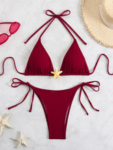 Load image into Gallery viewer, Sexy Three Point Bikini Split Swimsuit