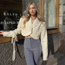 Load image into Gallery viewer, Sexy Small Blazer Autumn Winter Casual Short Women Blazer Outerwear