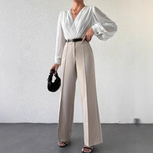 Load image into Gallery viewer, High Waist Slimming Straight Casual Trousers