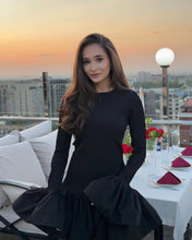 Load image into Gallery viewer, Sweet Stretch Knitted Puff Short dress