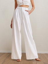 Load image into Gallery viewer, Professional White Casual off the Shoulder Top Trousers