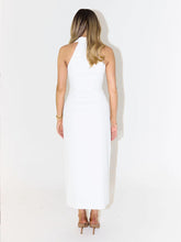 Load image into Gallery viewer, Simple Slit Maxi Dress Summer Polo Collar Dress Women