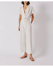 Load image into Gallery viewer, Summer French Cotton Linen Short Collared Shirt