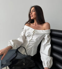 Load image into Gallery viewer, Spring French Sexy off Shoulder Collar Top