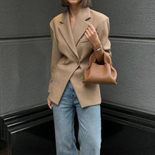 Load image into Gallery viewer, Autumn Winter Women Clothing Solid Color High Grade Thin Business Blazer