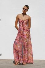 Load image into Gallery viewer, Summer Products Printed Lace up Smocking Waist Wide Leg Pants